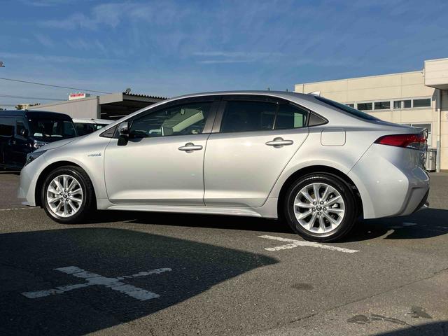 カローラハイブリッド Sハイブリッド ナビ/TV/BT/USB Bカメラ 前後ドラレコ ETC 全車速追従クルコン コーナーセンサー LEDヘッドライト オートライト 電動駐車ブレーキ 革巻ステアリング スマートキー アルミ(千葉県)の中古車