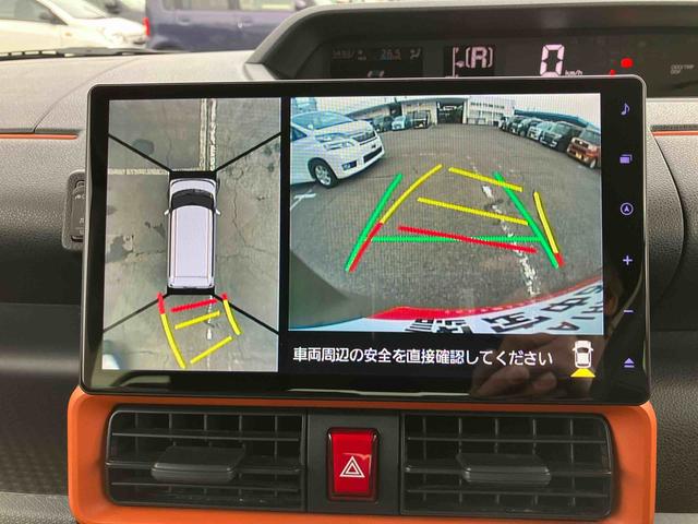 タントファンクロスターボターボ　１０型ナビ／地デジ／ＤＶＤ／ＢＴ／ＵＳＢ　全周囲カメラ　ＥＴＣ　ルーフレール　両側電動スライドドア　ＬＥＤヘッドライト　オートライト　シートヒーター　スマアシ　前後コーナーセンサー　キーフリー（千葉県）の中古車