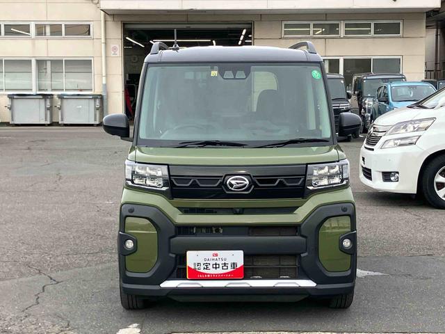 タントファンクロスターボターボ　１０型ナビ／地デジ／ＤＶＤ／ＢＴ／ＵＳＢ　全周囲カメラ　ＥＴＣ　ルーフレール　両側電動スライドドア　ＬＥＤヘッドライト　オートライト　シートヒーター　スマアシ　前後コーナーセンサー　キーフリー（千葉県）の中古車