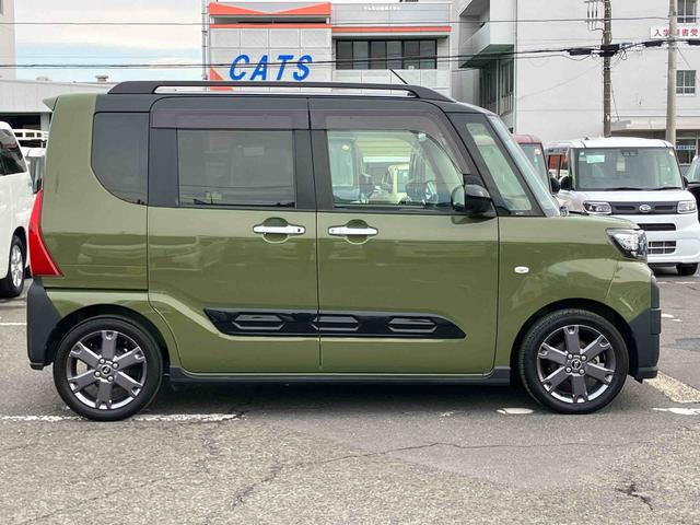 タントファンクロスターボターボ　１０型ナビ／地デジ／ＤＶＤ／ＢＴ／ＵＳＢ　全周囲カメラ　ＥＴＣ　ルーフレール　両側電動スライドドア　ＬＥＤヘッドライト　オートライト　シートヒーター　スマアシ　前後コーナーセンサー　キーフリー（千葉県）の中古車