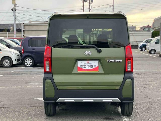 タントファンクロスターボターボ　１０型ナビ／地デジ／ＤＶＤ／ＢＴ／ＵＳＢ　全周囲カメラ　ＥＴＣ　ルーフレール　両側電動スライドドア　ＬＥＤヘッドライト　オートライト　シートヒーター　スマアシ　前後コーナーセンサー　キーフリー（千葉県）の中古車