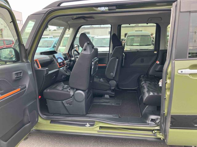 タントファンクロスターボターボ　１０型ナビ／地デジ／ＤＶＤ／ＢＴ／ＵＳＢ　全周囲カメラ　ＥＴＣ　ルーフレール　両側電動スライドドア　ＬＥＤヘッドライト　オートライト　シートヒーター　スマアシ　前後コーナーセンサー　キーフリー（千葉県）の中古車