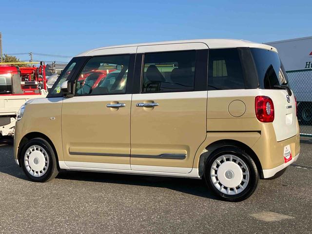 ムーヴキャンバスストライプスG両側電動スライドドア LEDヘッドライト&フォグランプ シートヒーター 保温カップホルダー 電動駐車ブレーキ バックカメラ ステアリングスイッチ 置きラクBOX コーナーセンサー 衝突被害軽減ブレーキ(千葉県)の中古車