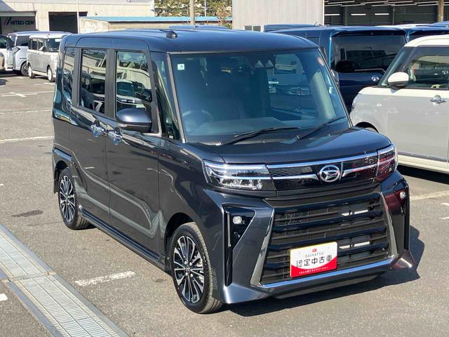 タントカスタムＲＳターボエンジン　１５インチアルミ　バックカメラ　両側電動スライドドア　シートヒーター　電動駐車ブレーキ　ＬＥＤヘッド＆フォグ　上下２段調節式デッキボード　コーナーセンサー　衝突被害軽減ブレーキ（千葉県）の中古車