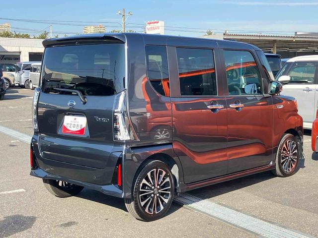 タントカスタムＲＳターボエンジン　１５インチアルミ　バックカメラ　両側電動スライドドア　シートヒーター　電動駐車ブレーキ　ＬＥＤヘッド＆フォグ　上下２段調節式デッキボード　コーナーセンサー　衝突被害軽減ブレーキ（千葉県）の中古車