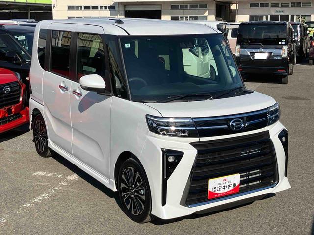 タントカスタムＲＳターボエンジン　１５インチアルミ　バックカメラ　両側電動スライドドア　シートヒーター　電動駐車ブレーキ　ＬＥＤヘッド＆フォグ　上下２段調節式デッキボード　コーナーセンサー　衝突被害軽減ブレーキ（千葉県）の中古車