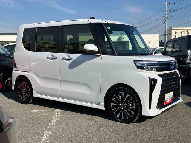タントカスタムＲＳターボエンジン　１５インチアルミ　バックカメラ　両側電動スライドドア　シートヒーター　電動駐車ブレーキ　ＬＥＤヘッド＆フォグ　上下２段調節式デッキボード　コーナーセンサー　衝突被害軽減ブレーキ（千葉県）の中古車