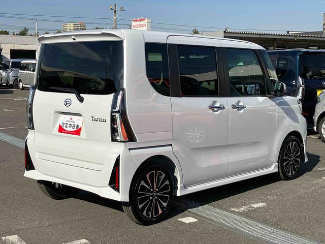 タントカスタムＲＳターボエンジン　１５インチアルミ　バックカメラ　両側電動スライドドア　シートヒーター　電動駐車ブレーキ　ＬＥＤヘッド＆フォグ　上下２段調節式デッキボード　コーナーセンサー　衝突被害軽減ブレーキ（千葉県）の中古車
