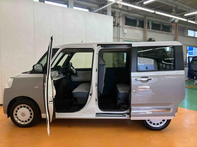 ムーヴキャンバスストライプスG衝突回避支援システム 横滑り防止装置 前後コーナーセンサー ホットカップホルダー 置きラクボックス ホールド機能付き電動パーキングブレーキ 前席シートヒーター バニティーミラー付き左右サンバイザー(千葉県)の中古車