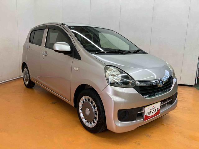 ミライースXCDラジオチューナー AUX接続 アイドリングストップ マニュアルレベリング機能付ハロゲンヘッドライト キーレスエントリー ETC リヤトランクトノカバー バニティーミラー付き左右サンバイザー(千葉県)の中古車