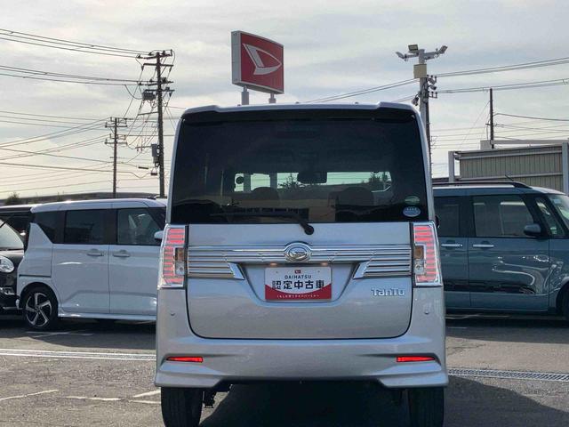 タントカスタムＸ　ＳＡIIIナビ／ＴＶ／ＤＶＤ／ＢＴ／ＵＳＢ　ＬＥＤヘッドライト　オートライト　運転席シートヒーター　左側電動スライドドア　スマアシ　横滑り防止装置　キーフリーシステム　イモビライザー　盗難防止警報　アルミ（千葉県）の中古車