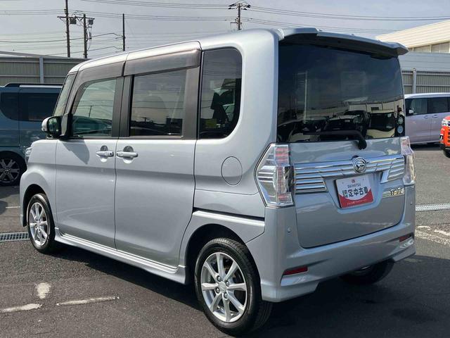 タントカスタムＸ　ＳＡIIIナビ／ＴＶ／ＤＶＤ／ＢＴ／ＵＳＢ　ＬＥＤヘッドライト　オートライト　運転席シートヒーター　左側電動スライドドア　スマアシ　横滑り防止装置　キーフリーシステム　イモビライザー　盗難防止警報　アルミ（千葉県）の中古車