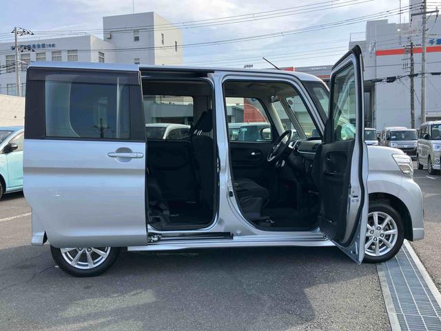 タントカスタムＸ　ＳＡIIIナビ／ＴＶ／ＤＶＤ／ＢＴ／ＵＳＢ　ＬＥＤヘッドライト　オートライト　運転席シートヒーター　左側電動スライドドア　スマアシ　横滑り防止装置　キーフリーシステム　イモビライザー　盗難防止警報　アルミ（千葉県）の中古車