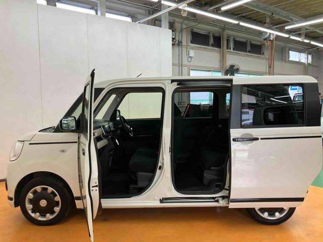 ムーヴキャンバスGブラックアクセントリミテッド SAIIIパノラマカメラ連動フルセグナビ ブルートゥース対応 フロントドライブレコーダー連動 両側電動スライドドア 置きラクボックス 衝突被害軽減ブレーキ 横滑り防止装置 オートライト オートハイビーム(千葉県)の中古車