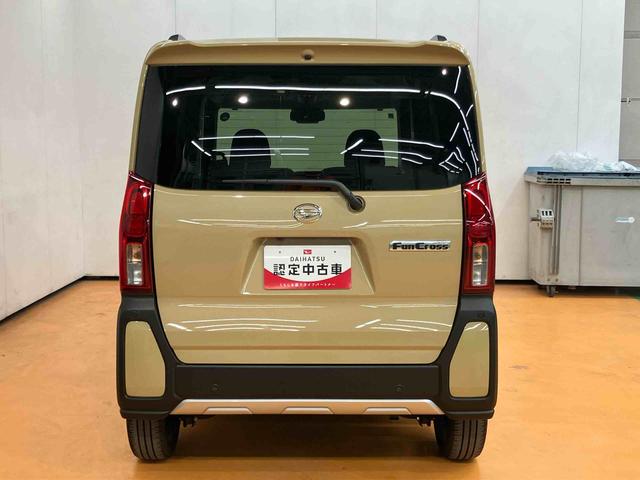 タントファンクロスターボ衝突回避支援システム　横滑り防止装置　アイドリングストップ　前後コーナーセンサー　前席シートヒーター　ホールド機能付き電動パーキングブレーキ　プッシュエンジンスタート　キーフリーシステム／（千葉県）の中古車