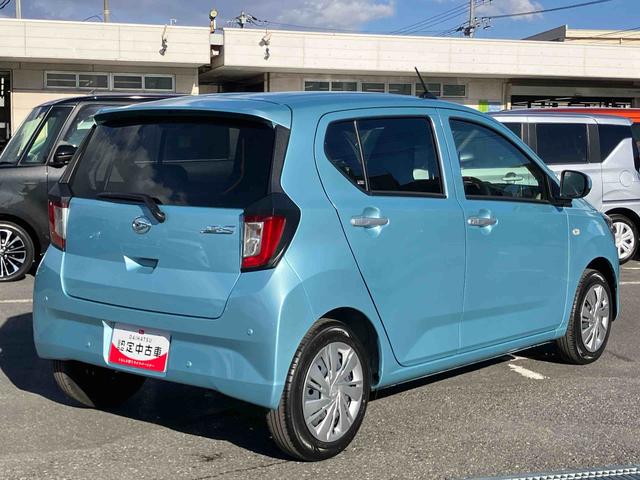 ミライースＸ　ＳＡIIIスマアシ　ＬＥＤヘッドランプ　オートライト　オートハイビーム　前後コーナーセンサー　スモークガラス　デジタルメーター　サイドレバー式駐車ブレーキ　電動格納ドアミラー　キーレスエントリー　盗難防止警報（千葉県）の中古車