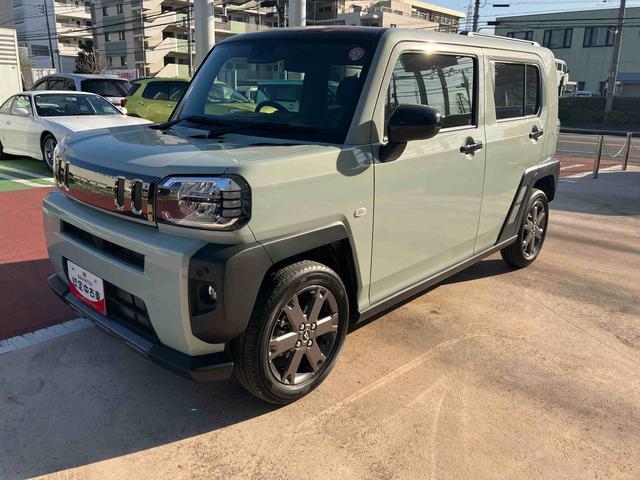 タフトＧターボ　ダーククロムベンチャー電動パーキングブレーキ・スカイフィールトップ・オートライト・ＬＥＤヘッドライト・オートエアコン・シートヒーター・アルミホイール・コーナーセンサー・サイドエアバッグ・衝突回避支援ブレーキ（千葉県）の中古車