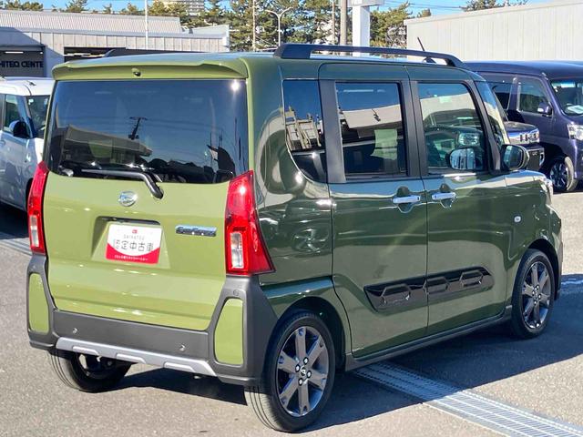 タントファンクロスターボターボ　バックカメラ　ルーフレール　両側電動スライドドア　ＬＥＤヘッドライト　オートライト　シートヒーター　スマアシ　前後コーナーセンサー　電動駐車ブレーキ　キーフリー　盗難防止警報　アルミホイール（千葉県）の中古車