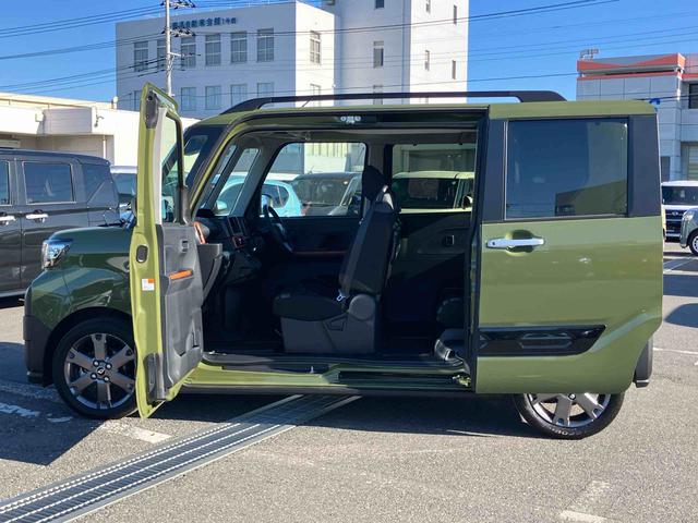 タントファンクロスターボターボ　バックカメラ　ルーフレール　両側電動スライドドア　ＬＥＤヘッドライト　オートライト　シートヒーター　スマアシ　前後コーナーセンサー　電動駐車ブレーキ　キーフリー　盗難防止警報　アルミホイール（千葉県）の中古車