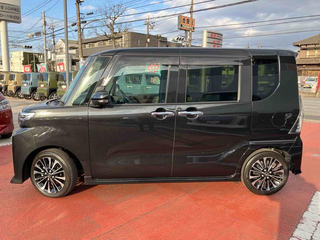 タントカスタムＲＳ純正メモリーナビ　ナビ連動純正ドライブレコーダー　純正ビルトイン型ＥＴＣ　両側電動スライドドア　ターボ車　衝突回避支援ブレーキ　誤発進抑制装置　アイドリングストップ　スマートキー　オートライト（千葉県）の中古車