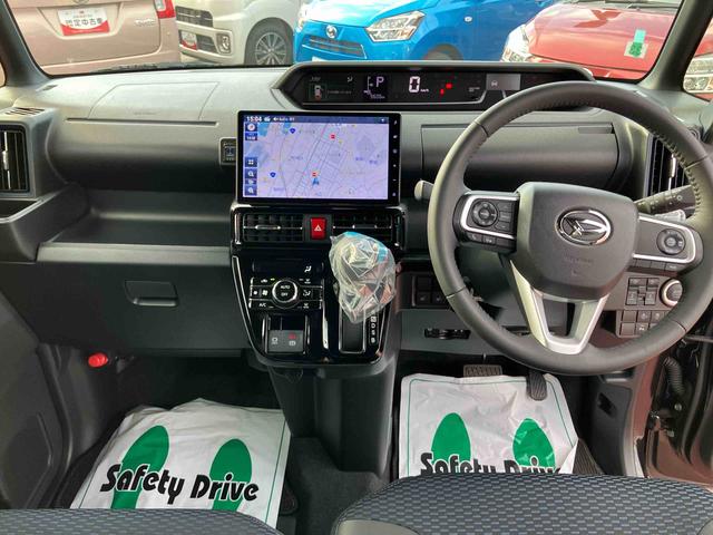 タントカスタムＲＳ純正メモリーナビ　ナビ連動純正ドライブレコーダー　純正ビルトイン型ＥＴＣ　両側電動スライドドア　ターボ車　衝突回避支援ブレーキ　誤発進抑制装置　アイドリングストップ　スマートキー　オートライト（千葉県）の中古車