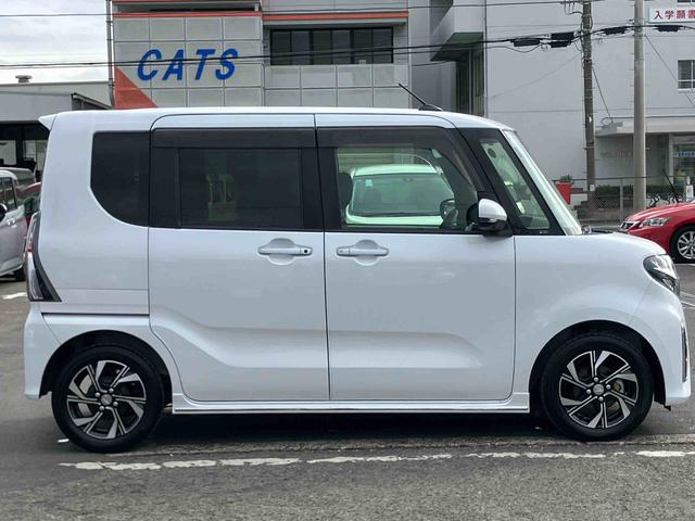 タントカスタムＸ９型ナビ／ＴＶ／ＤＶＤ／ＢＴ／ＵＳＢ　全周囲カメラ　ＥＴＣ　前後ドラレコ　両側電動スライドドア　シートヒーター　ＬＥＤヘッドライト　オートライト　オートハイビーム　コ−ナ−センサー　キーフリー　アルミ（千葉県）の中古車