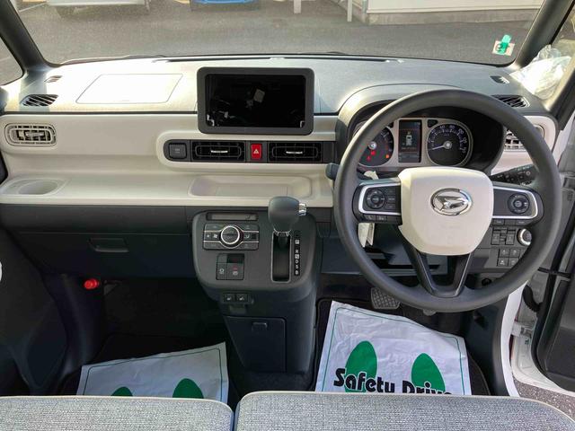 ムーヴキャンバスストライプスＧターボ両側電動スライドドア　ターボ車　オーディオレス　衝突回避支援ブレーキ　誤発進抑制装置　アイドリングストップ　スマートキー　盗難防止装置　イモビライザー　オートライト　オートマチックハイビーム（千葉県）の中古車