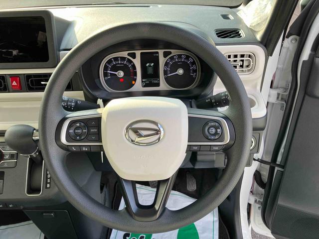 ムーヴキャンバスストライプスＧターボ両側電動スライドドア　ターボ車　オーディオレス　衝突回避支援ブレーキ　誤発進抑制装置　アイドリングストップ　スマートキー　盗難防止装置　イモビライザー　オートライト　オートマチックハイビーム（千葉県）の中古車