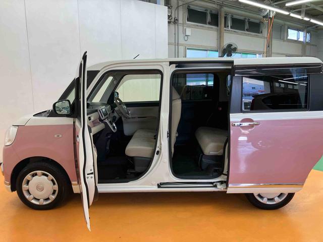 ムーヴキャンバスＧメイクアップＶＳ　ＳＡIIIパノラマカメラ連動フルセグナビ　ＵＳＢ接続　ブルートゥース対応　ＴＶナビキット　フロント．リヤドライブレコーダー連動　置きラクボックス　運転席シートヒーター　ウインドシールドディアイサー（千葉県）の中古車