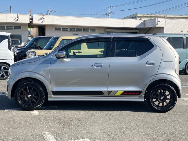 アルトワークスベースグレードターボ レカロシート パドルシフト ナビ/ワンセグ/CD/USB ETC ドラレコ HIDヘッドライト オートライト アルミホイール 革巻ステアリング ステリモ チルト オートエアコン(千葉県)の中古車