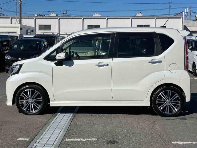 ムーヴカスタム　ＲＳ　ＳＡIIターボ　８型ナビ／ＴＶ／ＢＴ／ＵＳＢ／ＤＶＤ　Ｂカメラ　ＥＴＣ　ドラレコ　ＬＥＤヘッドライト　オートライト　オートハイビーム　トップシェイドガラス　革ステア　ステリモ　キーフリー　盗難防止警報　アルミ（千葉県）の中古車