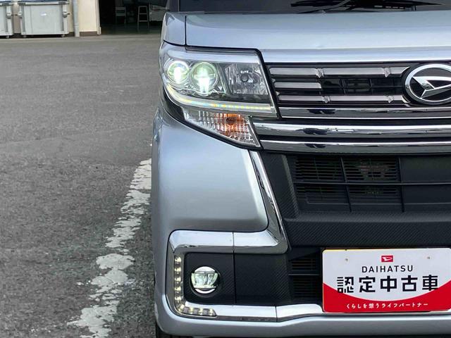 タントカスタムRS トップエディションSAIIIターボ バックカメラ ドラレコ ETC トップシェイドガラス 運転席シートヒーター LEDヘッドライト オートライト スマアシ 両側電動スライドドア 革巻ステアリング キーフリー 盗難防止警報 アルミ(千葉県)の中古車