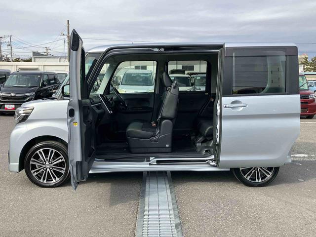 タントカスタムRS トップエディションSAIIIターボ バックカメラ ドラレコ ETC トップシェイドガラス 運転席シートヒーター LEDヘッドライト オートライト スマアシ 両側電動スライドドア 革巻ステアリング キーフリー 盗難防止警報 アルミ(千葉県)の中古車