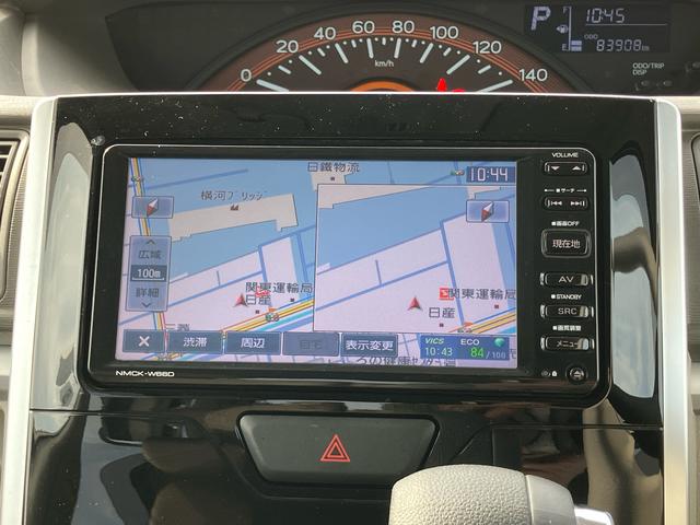 タントＸナビ／ワンセグ／ＣＤ／ＵＳＢ　バックカメラ　横滑り防止装置　左側電動スライドドア　ハロゲンヘッドライト　オートライト　キーフリー　盗難防止警報　オートＡ／Ｃ　ステアリングリモコン　足踏み式駐車ブレーキ（千葉県）の中古車