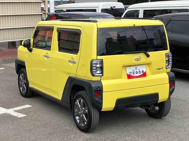 タフトＧターボ９型ＤＰオーディオ／ＢＴ／ＴＶ／バックカメラ／ステアスイッチ　前後ドラレコ　ＥＴＣ　ガラスルーフ　ルーフレール　１５インチアルミ　ＬＥＤヘッド／フォグ　シートヒーター　クルコン　衝突被害軽減ブレーキ（千葉県）の中古車