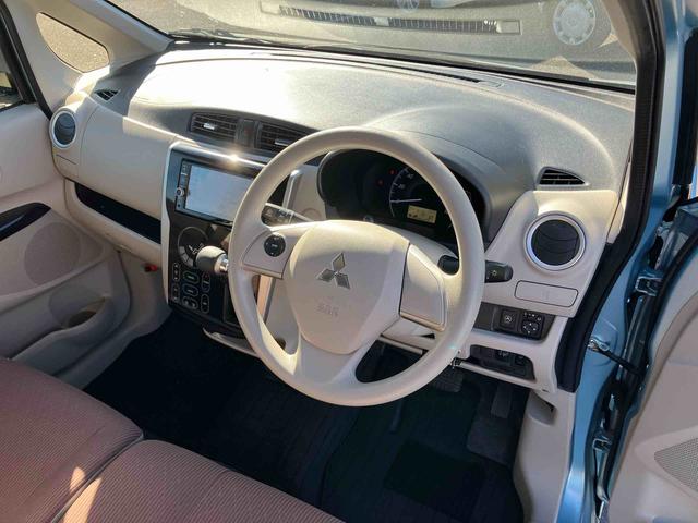 eKワゴンM e−アシスト プラスエディションナビ/TV/BT/DVD/AUX Bカメラ 前後ドラレコ ETC 運転席シートヒーター 衝突軽減ブレーキ 横滑り防止装置 オートエアコン 足踏式駐車ブレーキ ステリモ チルト キーレス シートリフター(千葉県)の中古車