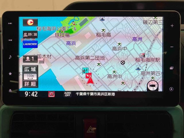 タントＸバックカメラ連動９インチフルセグナビ　ＵＳＢ接続　ブルートゥース対応　フロント．リヤドライブレコーダー連動　ビルトインＥＴＣ　前席シートヒーター　運転席ロングスライドシート　ミラクルオープンドア（千葉県）の中古車