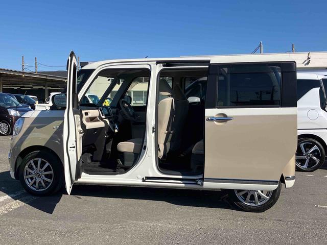 ムーヴキャンバスGメイクアップVS SAIII8型ナビ/TV/DVD/BT/USB 全周囲カメラ 前後ドラレコ ETC アルミ 運転席シートヒーター 置き楽ボックス LEDヘッドライト オートライト 両側電動スライドドア キーフリー 盗難防止警報(千葉県)の中古車