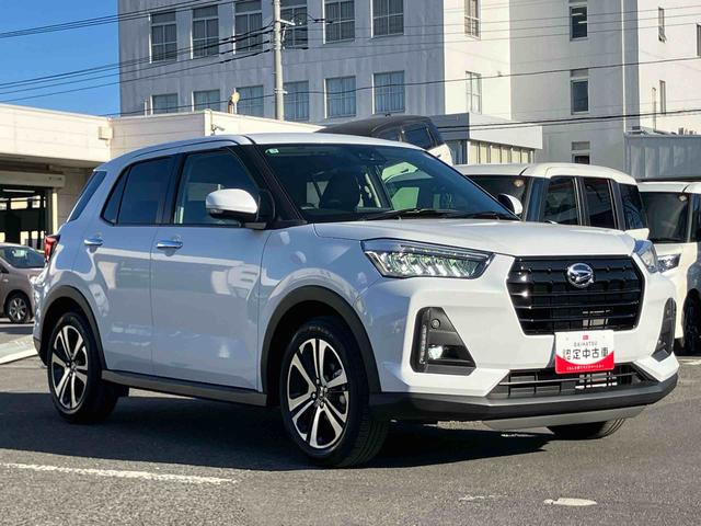 ロッキープレミアムG9型DPA/TV/BT/USB Bカメラ 全車速追従クルコン LEDヘッドランプ オートライト リヤフォグランプ 前後コーナーセンサー シートヒーター 革巻ステア 電動駐車ブレーキ アルミ ステリモ(千葉県)の中古車