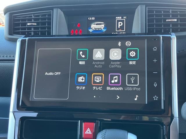 トールカスタムＧ９型ＤＰオーディオ／ＢＴ／ＴＶ／Ｂカメラ／ステアリングスイッチ　ＬＥＤヘッド＆フォグランプ　自動追従クルコン　１４インチアルミ　両側パワスラ　電動駐車ブレーキ　コーナーセンサー　衝突被害軽減ブレーキ（千葉県）の中古車