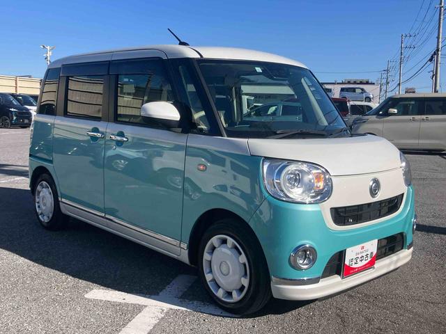 ムーヴキャンバスＧメイクアップＶＳ　ＳＡIIIパノラマカメラ連動フルセグナビ　ＵＳＢ接続　ブルートゥース対応　フロント．リヤドライブレコーダー連動　ＥＴＣ　置きラクボックス　運転席シートヒーター　ウインドシールドディアイサー　アイドリングストップ（千葉県）の中古車