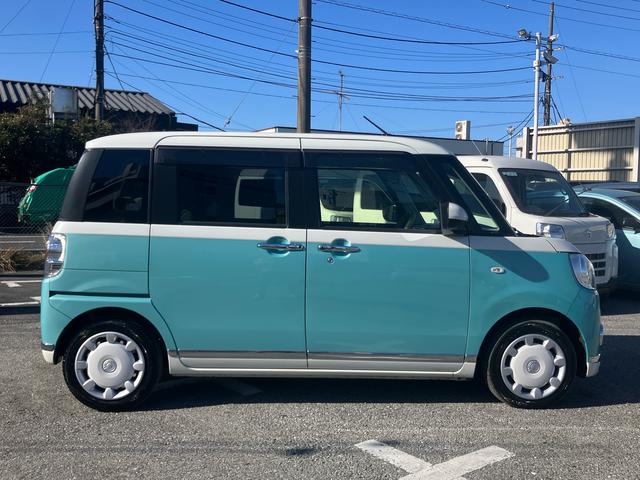 ムーヴキャンバスＧメイクアップＶＳ　ＳＡIIIパノラマカメラ連動フルセグナビ　ＵＳＢ接続　ブルートゥース対応　フロント．リヤドライブレコーダー連動　ＥＴＣ　置きラクボックス　運転席シートヒーター　ウインドシールドディアイサー　アイドリングストップ（千葉県）の中古車