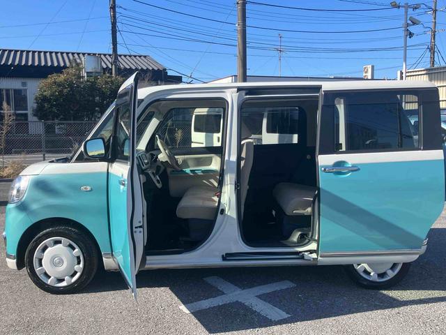 ムーヴキャンバスＧメイクアップＶＳ　ＳＡIIIパノラマカメラ連動フルセグナビ　ＵＳＢ接続　ブルートゥース対応　フロント．リヤドライブレコーダー連動　ＥＴＣ　置きラクボックス　運転席シートヒーター　ウインドシールドディアイサー　アイドリングストップ（千葉県）の中古車