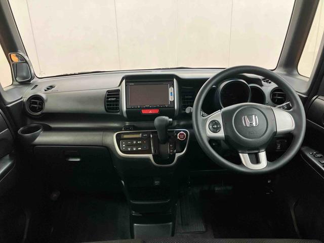 Ｎ−ＢＯＸＧ・Ｌパッケージバックカメラ連動ワンセグナビ　ブルートゥース対応　左側電動スライドドア　　チルトステアリング　運転席シートリフタ　バニティーミラー付き左右サンバイザー　助手席シートバックポケット＋ショッピングフック（千葉県）の中古車