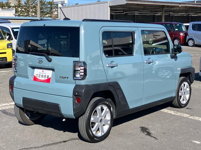 タフトG9型ナビ/TV/DVD/BT/USB Bカメラ 前後ドラレコ ETC ガラスルーフ ルーフレール LEDヘッドランプ オートライト 前後コーナーセンサー シートヒーター 電動駐車ブレーキ キーフリー(千葉県)の中古車