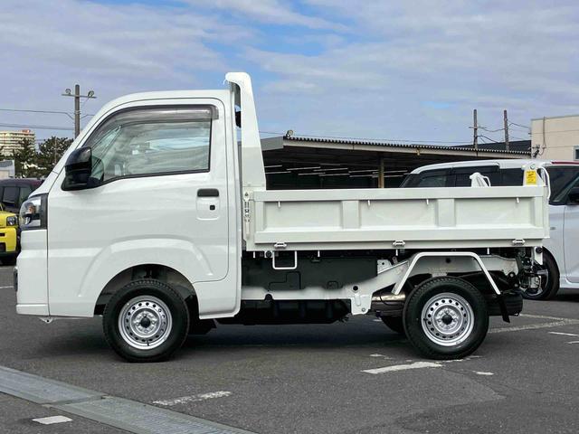 ハイゼットトラック多目的ダンプ４ＷＤ　５速ＭＴ　ＥＴＣ　パワーウィンド　電動格納ドアミラー　４枚リーフ　荷台三方開　荷台作業灯　ＬＥＤヘッドライト　オートライト　キーフリー　スマアシ　前後コーナーセンサー　バッテリーカバー　ラジオ（千葉県）の中古車