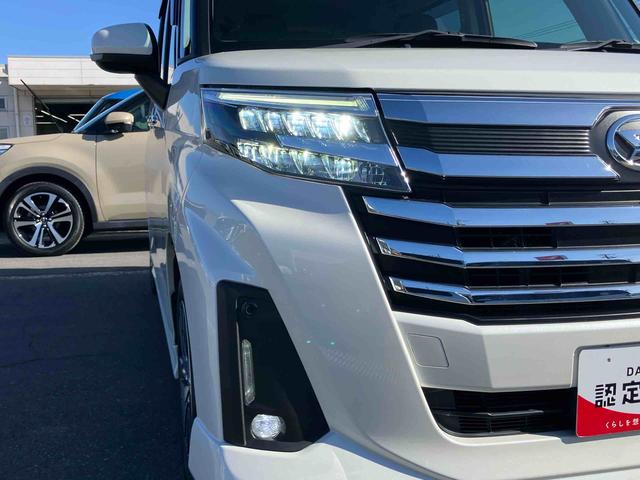 トールカスタムＧ９型ナビ／ＴＶ／ＤＶＤ／ＢＴ／ＵＳＢ　バックカメラ　前後ドラレコ　ＥＴＣ　全車速追従クルコン　ＬＥＤヘッドライト　オートライト　コーナーセンサー　シートヒーター　トップシェイドガラス　電動駐車ブレーキ（千葉県）の中古車