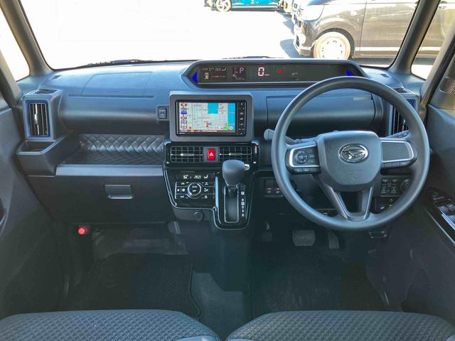 タントカスタムＸバックカメラ連動フルセグナビ　ＵＳＢ接続　ブルートゥース対応　フロント．リヤドライブレコーダー連動　ＴＶナビキット　運転席ロングスライドシート　前席シートヒーター　オートライト　オートハイビーム（千葉県）の中古車