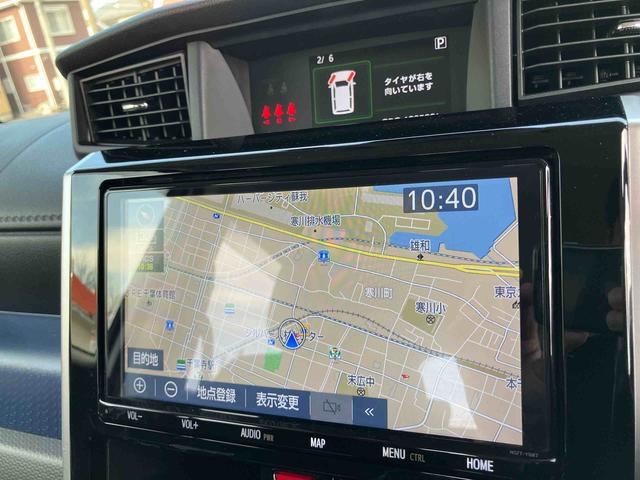 タンクカスタムＧ純正９インチナビ　バックカメラ　前方ドラレコ　ＥＴＣ　衝突回避支援ブレーキ　クルコン　コーナーセンサー　両側電動スライドドア　プッシュボタンスタート　スペアタイヤ　１４インチアルミホイール（千葉県）の中古車