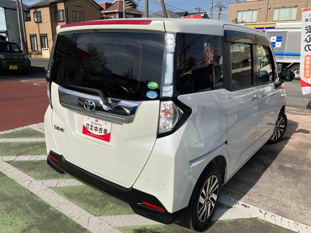 タンクカスタムＧ純正９インチナビ　バックカメラ　前方ドラレコ　ＥＴＣ　衝突回避支援ブレーキ　クルコン　コーナーセンサー　両側電動スライドドア　プッシュボタンスタート　スペアタイヤ　１４インチアルミホイール（千葉県）の中古車